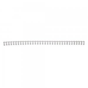 Inele din Metal pentru Indosariere EVOffice, Diametru Spira 9.5 mm, Capacitate 50-65 Coli, 100 Buc/Bax, Culoare Alba