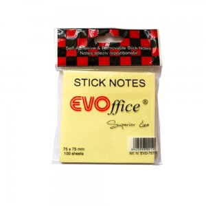 Notite Adezive EVOffice, Dimensiunea 75x75 mm, Culoare Galben Pastel, 100 File, Ideale pentru Mesaje si Memento-uri Notite Adezive EVOffice, Dimensiunea 75x75 mm, Culoare Galben Pastel, 100 File, Ideale pentru Mesaje si Memento-uri