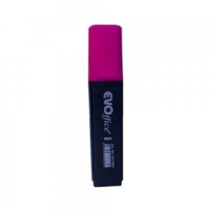 Textmarker EVOffice, Roz Fluorescent cu Varf Tesit - Evidentiator Texte
