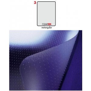 Covoras Pvc Transparent, Protectie Parchet/gresie, 121cm X 152cm - Forma Dreptunghiulara, Floortex