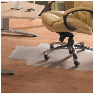 Covoras Pvc Transparent, Protectie Parchet/gresie, 121cm X 92cm - Cu Limba, Floortex