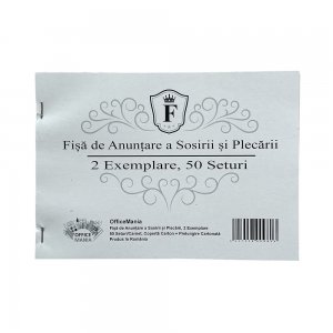 Fisa Cazare A5, 2 Ex, 50 Seturi/Carnet, Formular Anuntare Sosiri, Formular Anuntare Plecari, Fisa Cazare, Set Fisa Cazare, Formular Autocopiativ, Fisa anuntare si sosiri, Tipizate Nepersonalizate, Fisa de Turism, Fise de Hotel Fisa Cazare A5, 2 Ex, 50 Seturi/Carnet, Formular Anuntare Sosiri, Formular Anuntare Plecari, Fisa Cazare, Set Fisa Cazare, Formular Autocopiativ, Fisa anuntare si sosiri, Tipizate Nepersonalizate, Fisa de Turism, Fise de Hotel