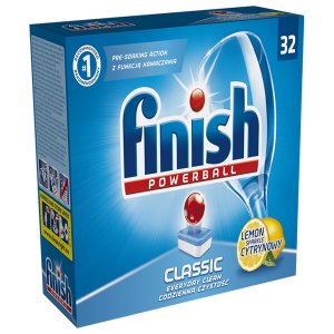 Pastile Detergent Automat Pentru Masina Vase, 32 Buc/cutie, Finish