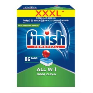 Pastile Detergent Automat Pentru Masina Vase, 86 Buc/cutie, All In 1 - Finish