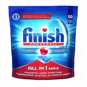 Pastile Detergent Automat Pentru Masina Vase, 50 Buc/cutie, All In 1 Max- Finish