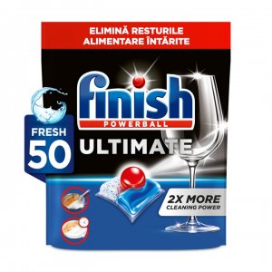 Finish Ultimate, 50 Spalari, Detergent Capsule Pentru Masina De Spalat Vase Finish Ultimate, 50 Spalari, Detergent Capsule Pentru Masina De Spalat Vase