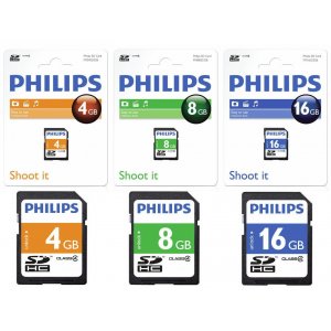 Card Memorie Sdhc, Clasa 4, Philips - 16gb