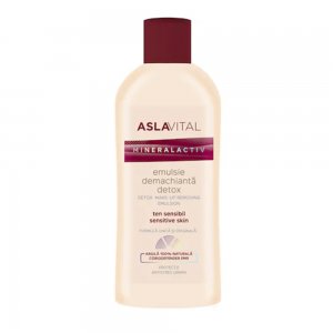 Emulsie Demachianta Aslavital Detox, 150 ml
