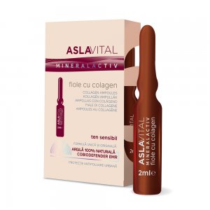 Fiola cu Colagen Aslavital, 2 ml