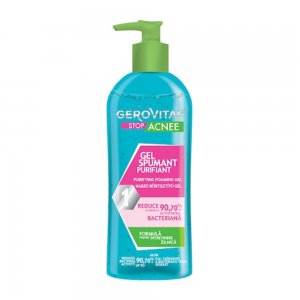 Gel Spumant Purifiant Gerovital Stop Acnee, 150 ml Gel Spumant Purifiant Gerovital Stop Acnee, 150 ml