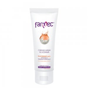 Crema Farmec de Maini cu Glicerina, 40 ml Crema Farmec de Maini cu Glicerina, 40 ml