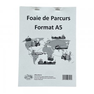 Foaie Parcurs Persoane/Marfa A5, 100 File/Carnet - Formular Transport Persoane si Marfa