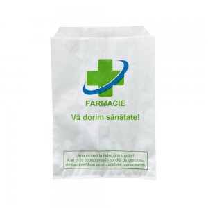 5000 Pungi de Hartie pentru Farmacie, 08x11 cm, Pungi Farmacie, Pungi Farmaceutice, Pungi Medicamente, Plicuri Farmaceutice, Ambalaje Medicamente, Pungi Hartie Farmacie, Pungi de Hartie pentru Farmacii, Pungi Imprimate pentru Farmacii