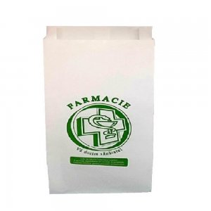 Pungi Imprimate din Hartie pentru Farmacie, Dimensiune 12x4.5x22.5 cm, 2000 Buc/Bax Pungi Imprimate din Hartie pentru Farmacie, Dimensiune 12x4.5x22.5 cm, 2000 Buc/Bax
