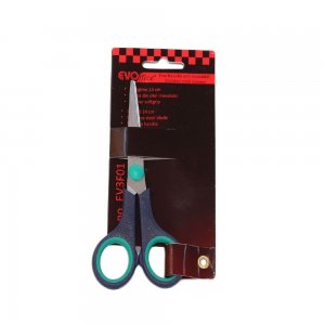 Foarfeca EVOffice 14 cm, Lame din Otel Inoxidabil si Maner Cauciucat