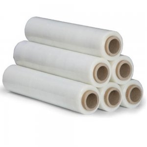 Set 6 Buc Folie Stretch pentru Uz Manual 1.5 Kg/Rola, 23 MIC, Folie Net 1.2 KG si Tub Carton 300 g - Folie pentru Ambalare si Paletizare