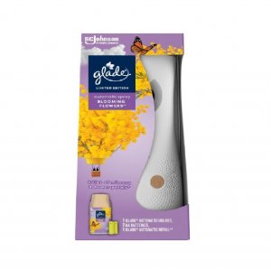 Odorizant de camera GLADE Aparat + Rezerva Blooming Flowers, 269ml