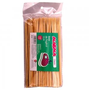 Bete Lemn Bambus pentru Frigarui, 15cm x 3mm, 100 Buc/Set, Betisoare pentru Frigarui, Betisoare din Lemn pentru Catering Bete Lemn Bambus pentru Frigarui, 15cm x 3mm, 100 Buc/Set, Betisoare pentru Frigarui, Betisoare din Lemn pentru Catering