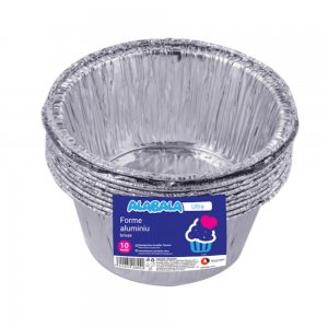 Set 10 Forme Aluminiu de Copt Briose, 85x44 mm, Forma din Aluminiu pentru Copt Briose, Forme de Copt de Unica Folosinta, Forme de Copt pentru Prajituri, Articole pentru Gatit, Ustensile Bucatarie Set 10 Forme Aluminiu de Copt Briose, 85x44 mm, Forma din Aluminiu pentru Copt Briose, Forme de Copt de Unica Folosinta, Forme de Copt pentru Prajituri, Articole pentru Gatit, Ustensile Bucatarie