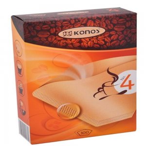 Set 100 Rezerve Konos din Hartie Filtru de Cafea Tip 4, Culoare Maro, Rezerva Cafea, Rezerva din Hartie pentru Filtru de Cafea, Accesorii Cafea, Articole Cafea Set 100 Rezerve Konos din Hartie Filtru de Cafea Tip 4, Culoare Maro, Rezerva Cafea, Rezerva din Hartie pentru Filtru de Cafea, Accesorii Cafea, Articole Cafea