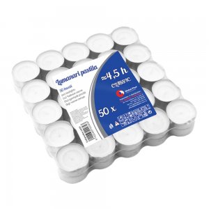Set 50 Lumanari Tip Pastila Albe, Timp de Ardere 4.5 h, Lumanari Neparfumate din Parafina, Lumanari pentru Camera, Lumanari Albe Pastile, Lumanari Rotunde Set 50 Lumanari Tip Pastila Albe, Timp de Ardere 4.5 h, Lumanari Neparfumate din Parafina, Lumanari pentru Camera, Lumanari Albe Pastile, Lumanari Rotunde
