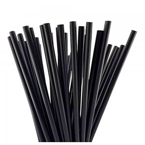Paie Drepte din Plastic, 180x5 mm, 1000 Buc/Set, Culoare Neagra, Paie din Plastic, Paie Catering, Paie pentru Petreceri, Paie din Plastic Simple, Accesorii pentru Bar, Accesorii pentru Petreceri, Paie din Plastic Drepte, Paie Drepte pentru Bauturi