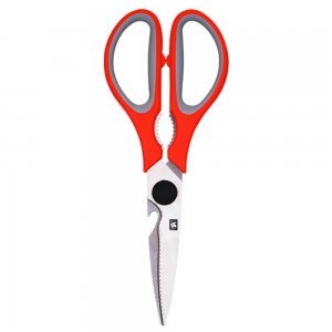 Foarfeca DELI Clasic, Dimensiune 210 mm, Material Lama Otel Inoxidabil, Manere din Plastic Negru, Foarfeca Standard, Foarfeca de Birou, Foarfeca pentru Birou, Foarfeca Hartie, Foarfeca Plastic, Foarfeca pentru Carton, Foarfeca Maner Ergonomic