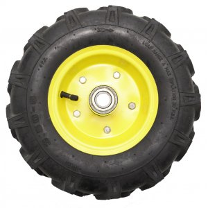 Roata Roaba - Tt - Ax 20mm - Rulment - Crampoane - 3.50-6 4pr Roata Roaba - Tt - Ax 20mm - Rulment - Crampoane - 3.50-6 4pr