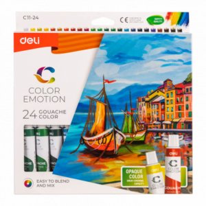 Set de 24 Culori Tempera Opace, Deli Color Emotion, Culori Tempera Deli, Set de 24 Culori Tempera, Culori Opace Tempera, Gama Deli Color Emotion, Produse pentru Pictura Set de 24 Culori Tempera Opace, Deli Color Emotion, Culori Tempera Deli, Set de 24 Culori Tempera, Culori Opace Tempera, Gama Deli Color Emotion, Produse pentru Pictura