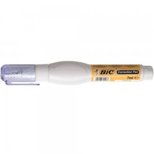 Corector Pix BIC, 7 ml, Culoare Alba, Corector Tip Pix, Instrumente de Scris si Corectat, Corectoare Cerneala Pix, Accesorii Corectat Scoala, Corector pentru Scriere, Pasta Corectoare, Corector Alb pentru Scris Corector Pix BIC, 7 ml, Culoare Alba, Corector Tip Pix, Instrumente de Scris si Corectat, Corectoare Cerneala Pix, Accesorii Corectat Scoala, Corector pentru Scriere, Pasta Corectoare, Corector Alb pentru Scris