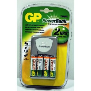 Incarcator Pentru Acumulatori R3/r6 + 4 Acumulatori R6 2700mah â€“ Gp