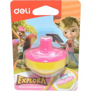 Ascutitoare Titirez, Deli, pentru Creioane, 8 mm, 1 Buc, Plastic, Diferite Culori, Ideala pentru Creioane, Ascutitoare Titirez Deli, Ascutitori Titirez Creioane