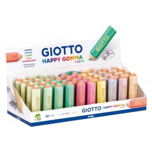 Radiera In Forma De Creioane Colorate Pastel, Giotto Happy