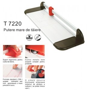 Ghilotina Cu Cutit Circular Hsm T7220 - 720 Mm - 20 Coli