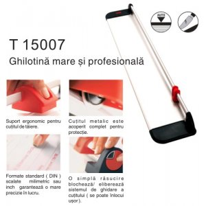 Ghilotina Cu Cutit Circular Hsm T15007 - 1450 Mm - 7 Coli