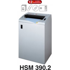 Distrugator Hsm 390.2 (fasie 3,9 Mm), 27 Coli,cos 148 Litri