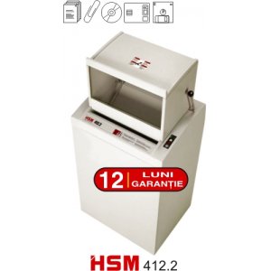 Distrugator Hsm 412.2 (cross 3,9x50mm),35 Coli,cos 146 Litri