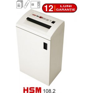 Distrugator Documente Hsm 108.2 - 14 Coli - Cross Cut (3,9 X 30 Mm)