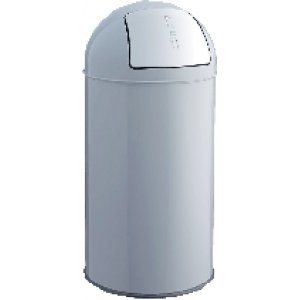 Cos Metalic Cu Capac Antifoc, Clapeta Cu Arc, 30 Litri, Helit - Gri Inchis