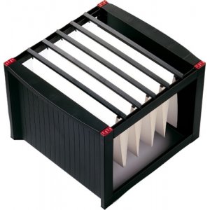 Suport Plastic Pentru 40 Dosare Suspendabile, Helit - Negru Suport Plastic Pentru 40 Dosare Suspendabile, Helit - Negru