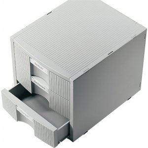 Suport Modular Pentru Birou, 3 Tavi Documente, Helit Plano Plus - Gri Deschis Suport Modular Pentru Birou, 3 Tavi Documente, Helit Plano Plus - Gri Deschis