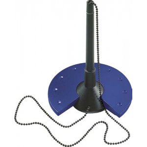 Pix Cu Lantisor Si Suport Pentru Birou Helit - Corp Negru/negru