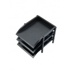 Tava Documente Helit Linear - Negru Tava Documente Helit Linear - Negru