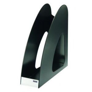 Suport Vertical Plastic Pentru Cataloage Han Twin - Negru