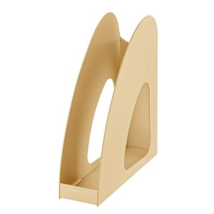 Suport Vertical Plastic Pentru Cataloage Han Twin - Caramel