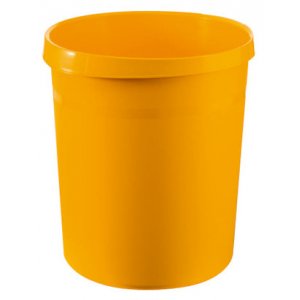 Cos De Birou Pentru Hartii, 18 Litri, Han Grip - Galben