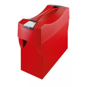 Suport Plastic Pentru 20 Dosare Suspendabile, Cu Capac, Han Swing Plus - Rosu