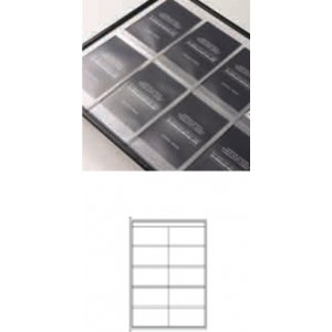 Buzunare Carti Vizita Pentru Display, A4, (5 Buc/set) Probeco Quickload - Antracit Buzunare Carti Vizita Pentru Display, A4, (5 Buc/set) Probeco Quickload - Antracit