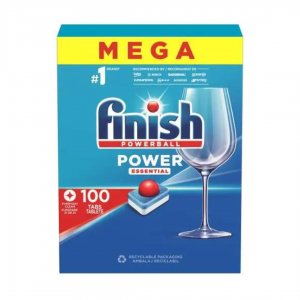Finish Power Essential Fresh, Tablete Detergent Pentru Masina De Spalat Vase, 100 Buc/cuti