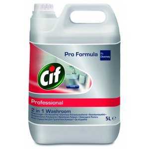 Cif Professional Washroom 2 In1, Pentru Curatare Baie, 5 Litri